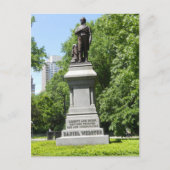 Daniel Webster Statue Central Park NY Postcard Postkarte (Vorderseite)