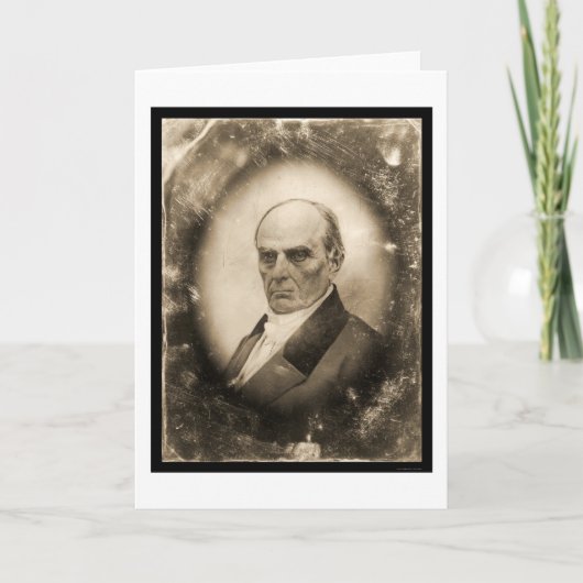 Daniel WebsterDaguerreotype 1845 Karte (Vorderseite)