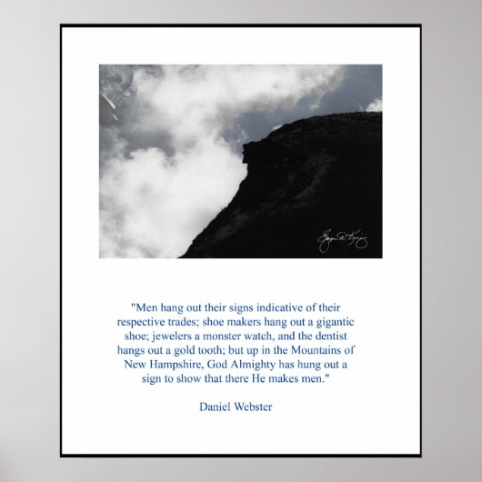 Daniel Websters alter Mann Poster (Vorne)