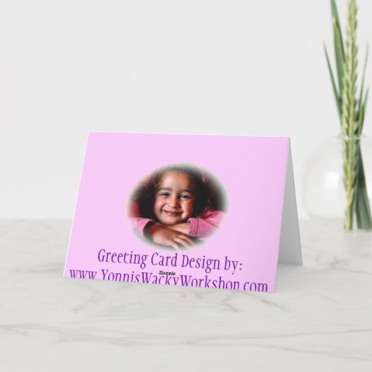 Daniela Fundraiser Dankeskarte (Rückseite)