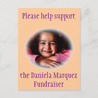 Daniela Fundraiser Postkarte