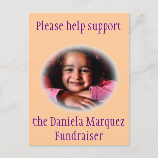 Daniela Fundraiser Postkarte (Vorderseite)
