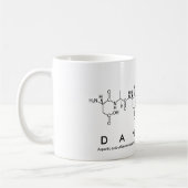 Daniela-Peptidnamen-Tasse Kaffeetasse (Links)