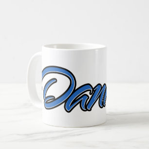 Daniele Vorname Name blue Tasse Kaffeetasse