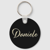 Daniele weißer Button-Schlüsselger