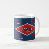 Danielinternationale NamensTasse Kaffeetasse (VorderseiteRechts)