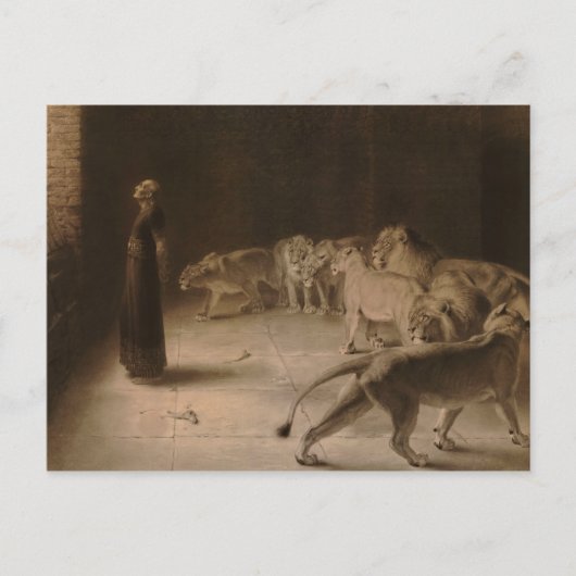 Daniel's Answer to the King by Briton Riviere Postkarte (Vorderseite)