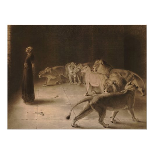 Daniel's Antwort auf den König von Briton Riviere Fotodruck (Vorne)