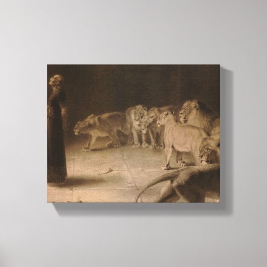 Daniel's Antwort auf den König von Briton Riviere Leinwanddruck (Vorderseite)