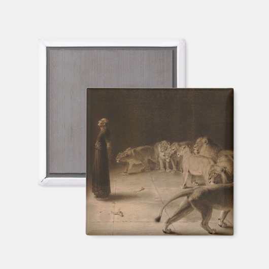 Daniel's Antwort auf den König von Briton Riviere Magnet (Vorderseite/Rückseite)