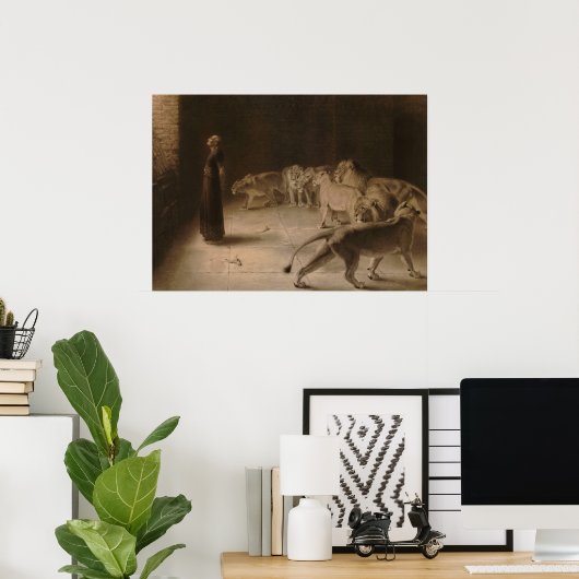 Daniel's Antwort auf den König von Briton Riviere Poster (Heimbüro)