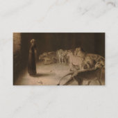 Daniel's Antwort auf den König von Briton Riviere Visitenkarte (Vorderseite)