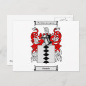 Daniels (Schottische) Wappen Postkarte (Vorne/Hinten)