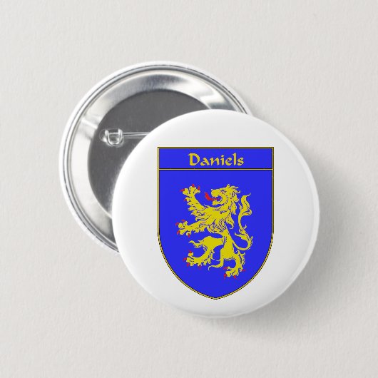 Daniels Wappen/Familienwappen Button (Vorne & Hinten)