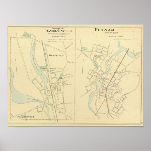 Danielsonville, Putnam Poster (Vorne)