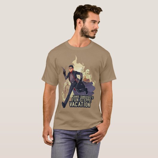 Daniil Dankovskys Fun Steppe Vacation Pathologic T-Shirt (Vorne ganz)