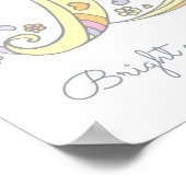 Danikia dekorative D Name und Bedeutung Poster (Ecke)