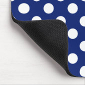 Danila Individuelle Name Template Dunkel blaue wei Mousepad (Ecke)