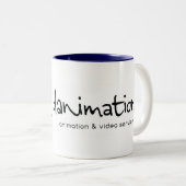 Danimations Charakter-Tasse 2009 Zweifarbige Tasse (VorderseiteRechts)