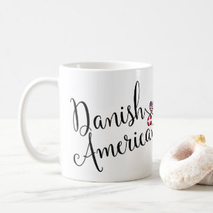 Dänisch American Entwined Hearts Tasse
