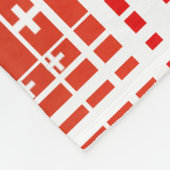 Dänisch Inspiriert Red Fleecedecke (Ecke)