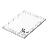 Dänisch-schwedisch-Niedlicher Hund Notizblock (Rotiert)