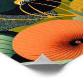 Dänisch-skandinavische Minimalistische Moderne Kun Poster (Ecke)