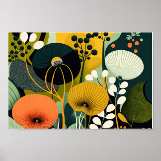 Dänisch-skandinavische Minimalistische Moderne Kun Poster