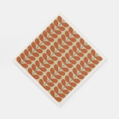 Dänische Blätter aus dem Mittelalter, Rostbraun un Serviette (Ecke)