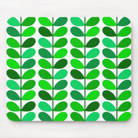 Dänische Blätter des Mittelalters, Smaragd und Lim Mousepad (Vorne)