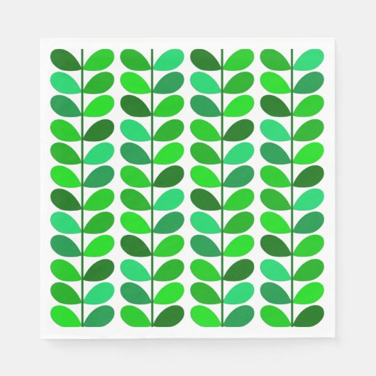 Dänische Blätter des Mittelalters, Smaragd und Lim Serviette (Vorderseite)