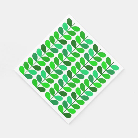 Dänische Blätter des Mittelalters, Smaragd und Lim Serviette (Ecke)