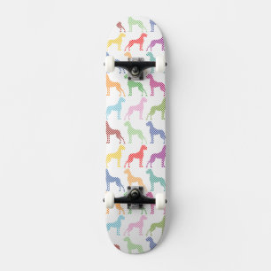 Dänische Dogge Longboard Skateboard