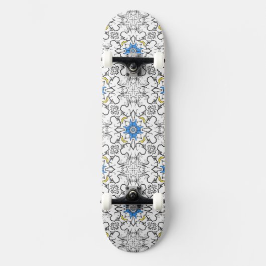 Dänische Dogge Longboard Skateboard (Vorderseite)