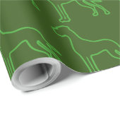 Dänische Dogge Muster Geschenkpapier (Rolleneckpunkt)