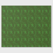 Dänische Dogge Muster Geschenkpapier (Flach)
