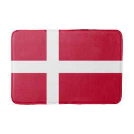 Dänische Flagge Badematte