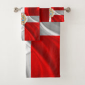 Dänische Flagge Badhandtuch Set (Insitu)