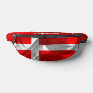 Dänische Flagge Bauchtasche