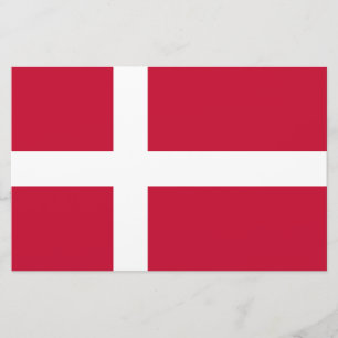 Dänische Flagge Briefpapier