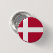Dänische Flagge Button (Vorne & Hinten)