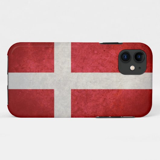 Dänische Flagge Case-Mate iPhone Hülle (Rückseite (Horizontal))