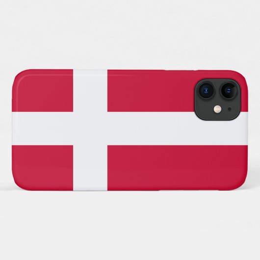 Dänische Flagge Case-Mate iPhone Hülle (Rückseite (Horizontal))