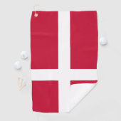 Dänische Flagge / Dänemark Golf / Sport Golf Kopen Golfhandtuch (Insitu)