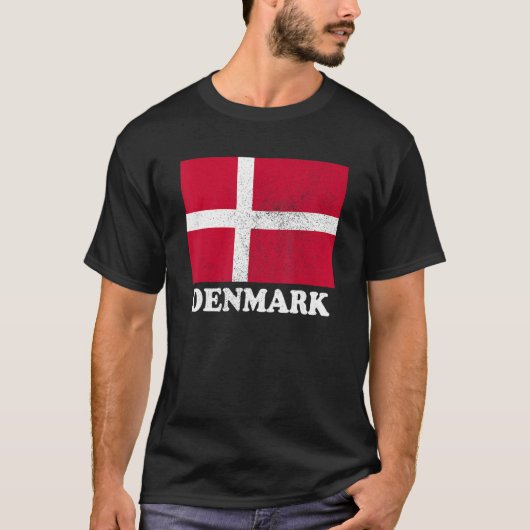 dänische Flagge - dänische Flagge T-Shirt (Vorderseite)