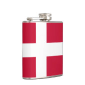 Dänische Flagge Flachmann (Rechts)