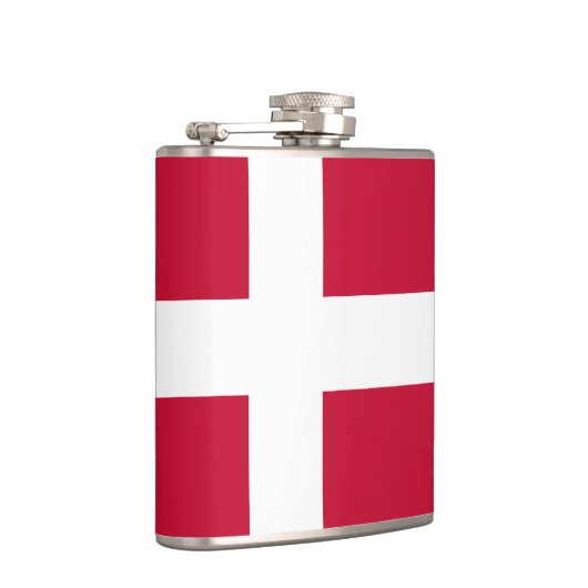 Dänische Flagge Flachmann (Rechts)