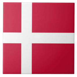 Dänische Flagge Fliese