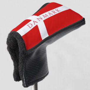 Dänische Flagge für den benutzerdefinierten Golf Headcover