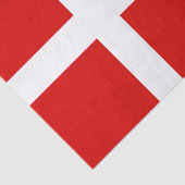 Dänische Flagge für Packpapier Seidenpapier (Ausschnitt)
